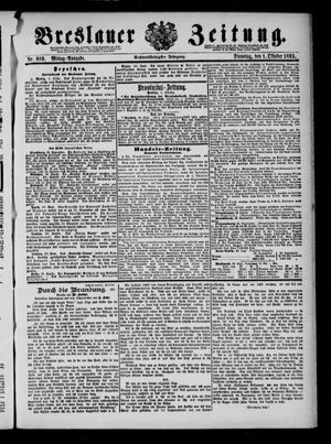 Breslauer Zeitung vom 01.10.1895