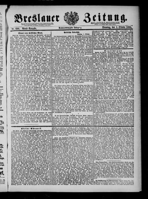 Breslauer Zeitung vom 01.10.1895