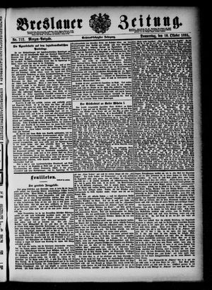 Breslauer Zeitung on Oct 10, 1895