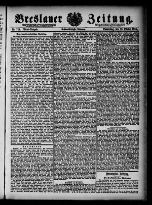 Breslauer Zeitung on Oct 10, 1895