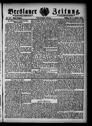 Breslauer Zeitung vom 11.10.1895