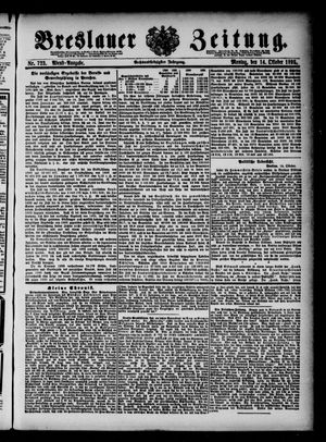 Breslauer Zeitung vom 14.10.1895