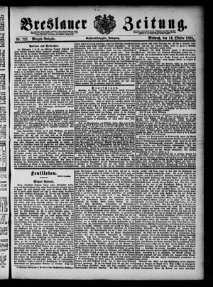 Breslauer Zeitung vom 16.10.1895