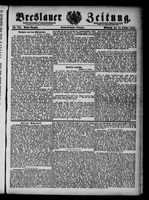 Breslauer Zeitung on Oct 16, 1895