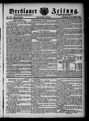 Breslauer Zeitung vom 19.10.1895