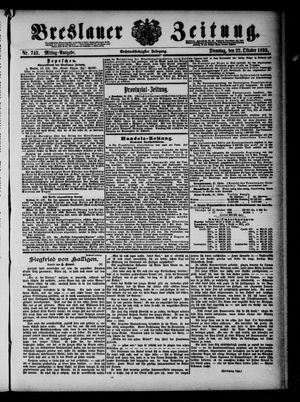 Breslauer Zeitung vom 22.10.1895