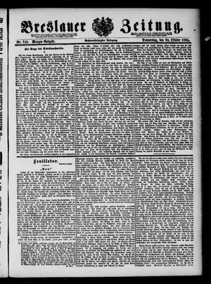 Breslauer Zeitung on Oct 24, 1895