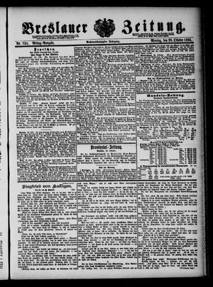 Breslauer Zeitung vom 28.10.1895