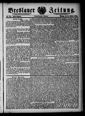 Breslauer Zeitung vom 28.10.1895