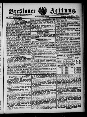 Breslauer Zeitung vom 29.10.1895