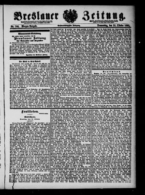 Breslauer Zeitung vom 31.10.1895