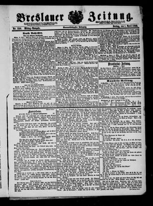 Breslauer Zeitung vom 01.04.1898