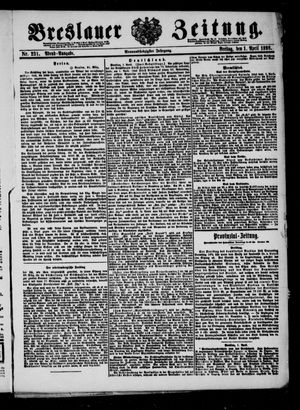 Breslauer Zeitung vom 01.04.1898