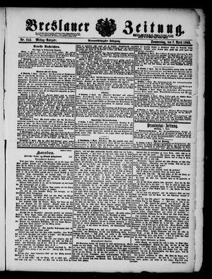 Breslauer Zeitung on Apr 7, 1898