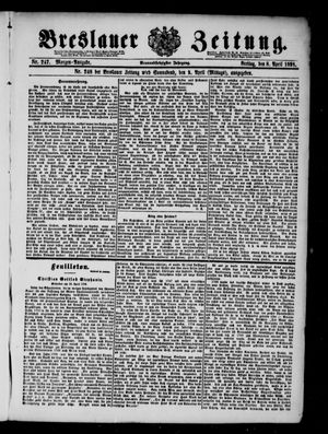 Breslauer Zeitung on Apr 8, 1898