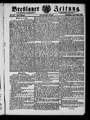 Breslauer Zeitung on Apr 9, 1898