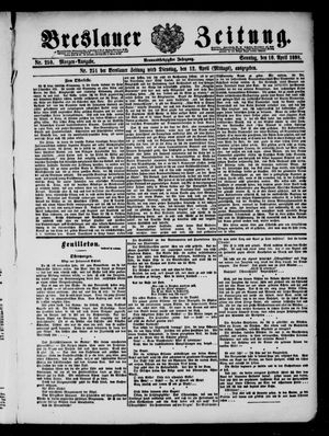 Breslauer Zeitung on Apr 10, 1898
