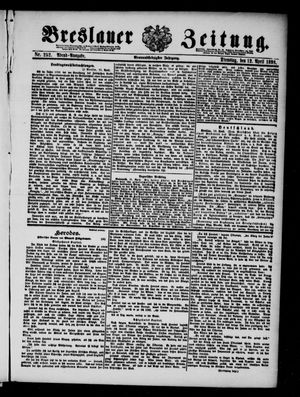 Breslauer Zeitung on Apr 12, 1898