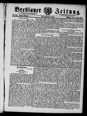 Breslauer Zeitung vom 13.04.1898