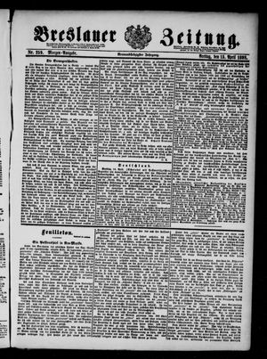 Breslauer Zeitung on Apr 15, 1898