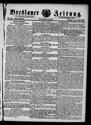 Breslauer Zeitung vom 18.04.1898