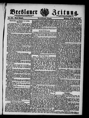 Breslauer Zeitung vom 20.04.1898