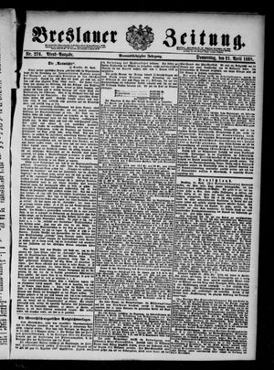 Breslauer Zeitung on Apr 21, 1898