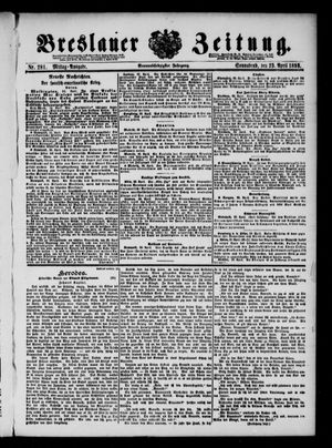 Breslauer Zeitung vom 23.04.1898