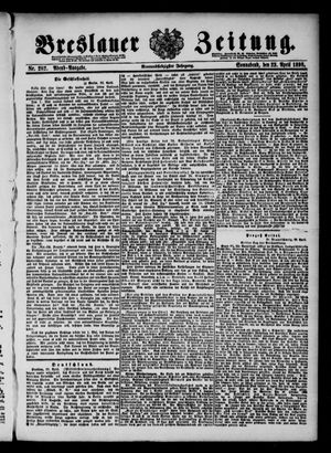 Breslauer Zeitung vom 23.04.1898