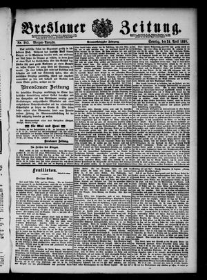 Breslauer Zeitung vom 24.04.1898