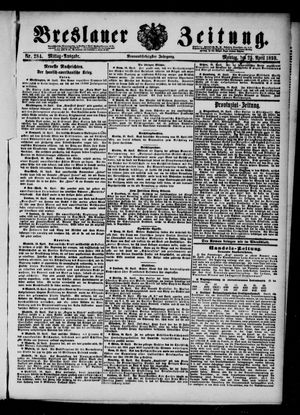 Breslauer Zeitung vom 25.04.1898