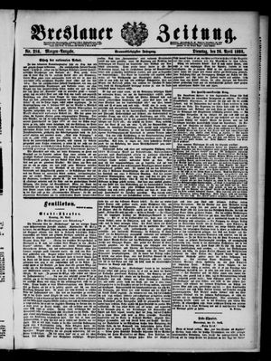Breslauer Zeitung vom 26.04.1898