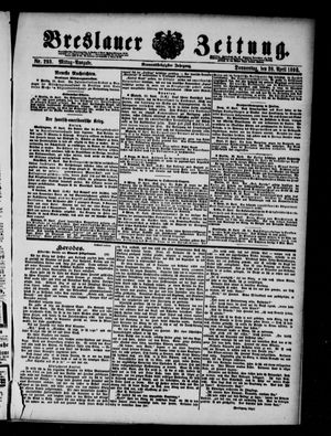 Breslauer Zeitung on Apr 28, 1898