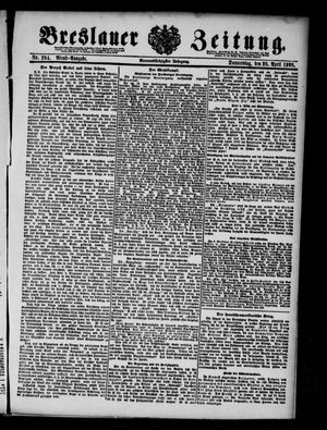 Breslauer Zeitung vom 28.04.1898