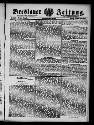 Breslauer Zeitung vom 29.04.1898