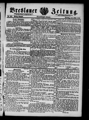 Breslauer Zeitung on May 3, 1898