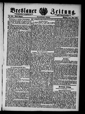 Breslauer Zeitung on May 4, 1898
