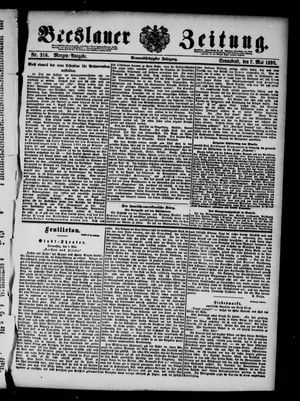 Breslauer Zeitung on May 7, 1898