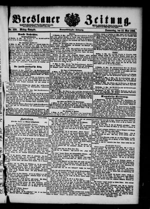 Breslauer Zeitung vom 12.05.1898