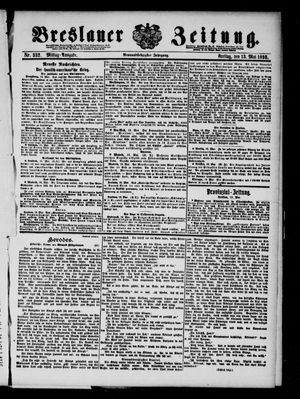 Breslauer Zeitung vom 13.05.1898