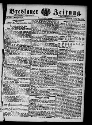 Breslauer Zeitung vom 14.05.1898