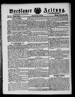 Breslauer Zeitung on May 16, 1898