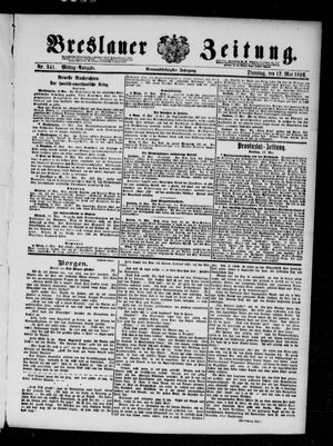 Breslauer Zeitung vom 17.05.1898