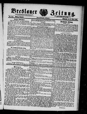 Breslauer Zeitung vom 18.05.1898
