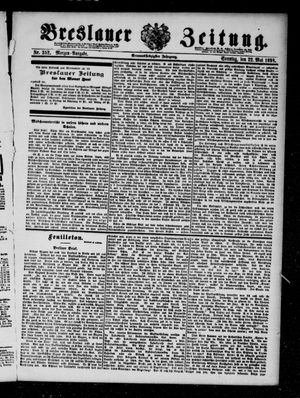 Breslauer Zeitung on May 22, 1898