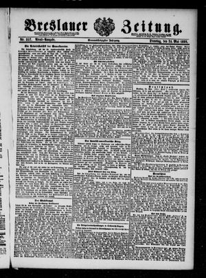 Breslauer Zeitung on May 24, 1898