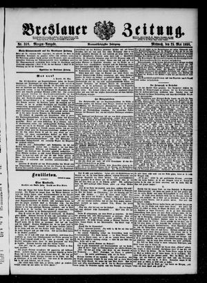 Breslauer Zeitung vom 25.05.1898
