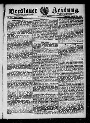 Breslauer Zeitung vom 26.05.1898