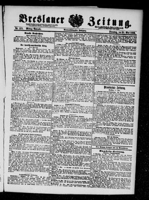 Breslauer Zeitung on May 31, 1898