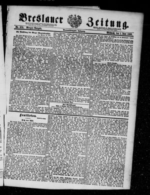 Breslauer Zeitung vom 01.06.1898